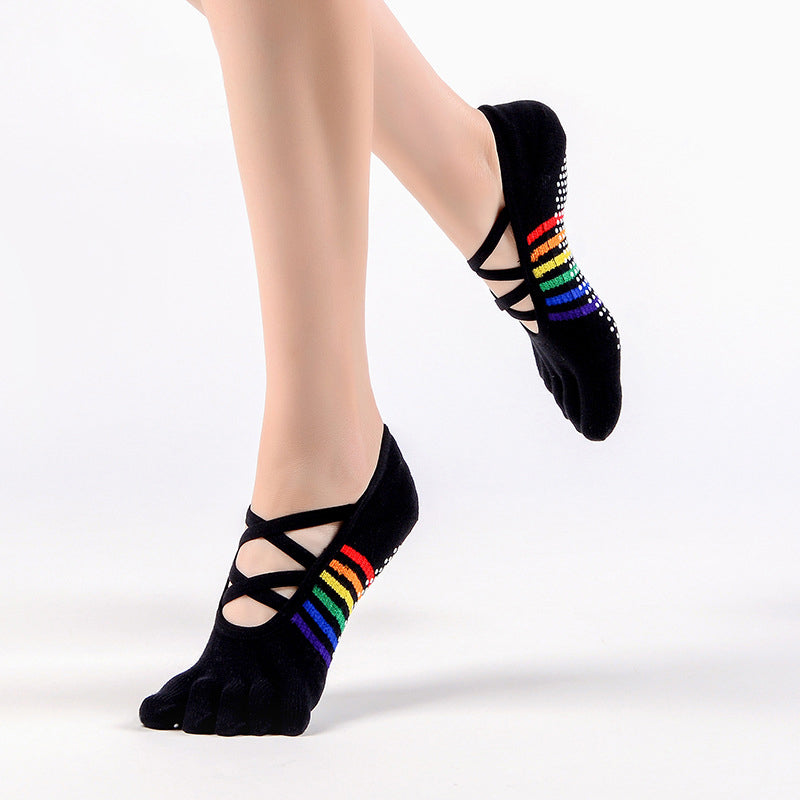 Toe Socks Gym Fitness Pilates Socks