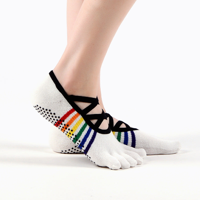 Toe Socks Gym Fitness Pilates Socks