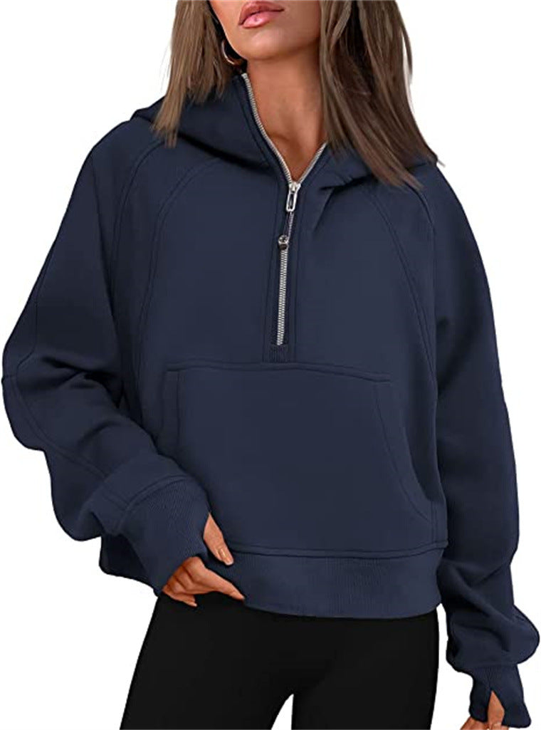Pullover Half Zip Women's Sweatshirts