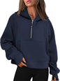 Pullover Half Zip Women's Sweatshirts