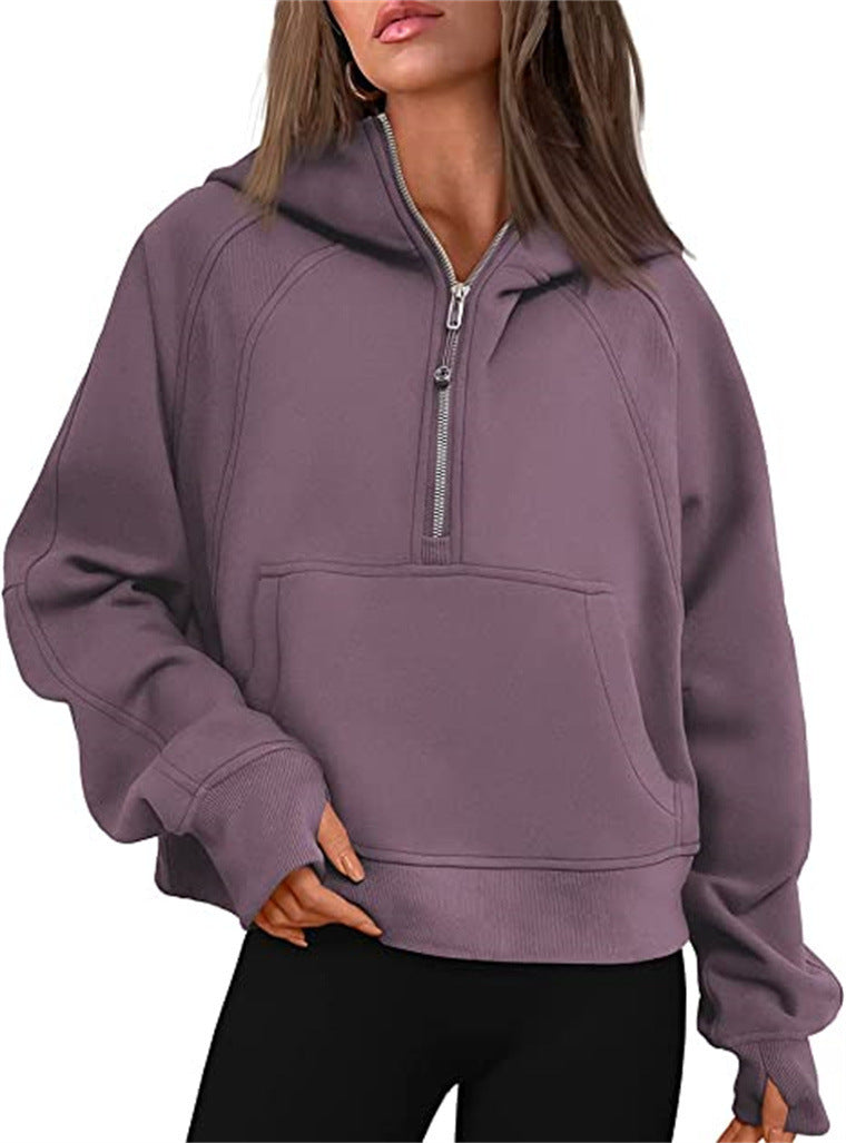 Pullover Half Zip Women's Sweatshirts