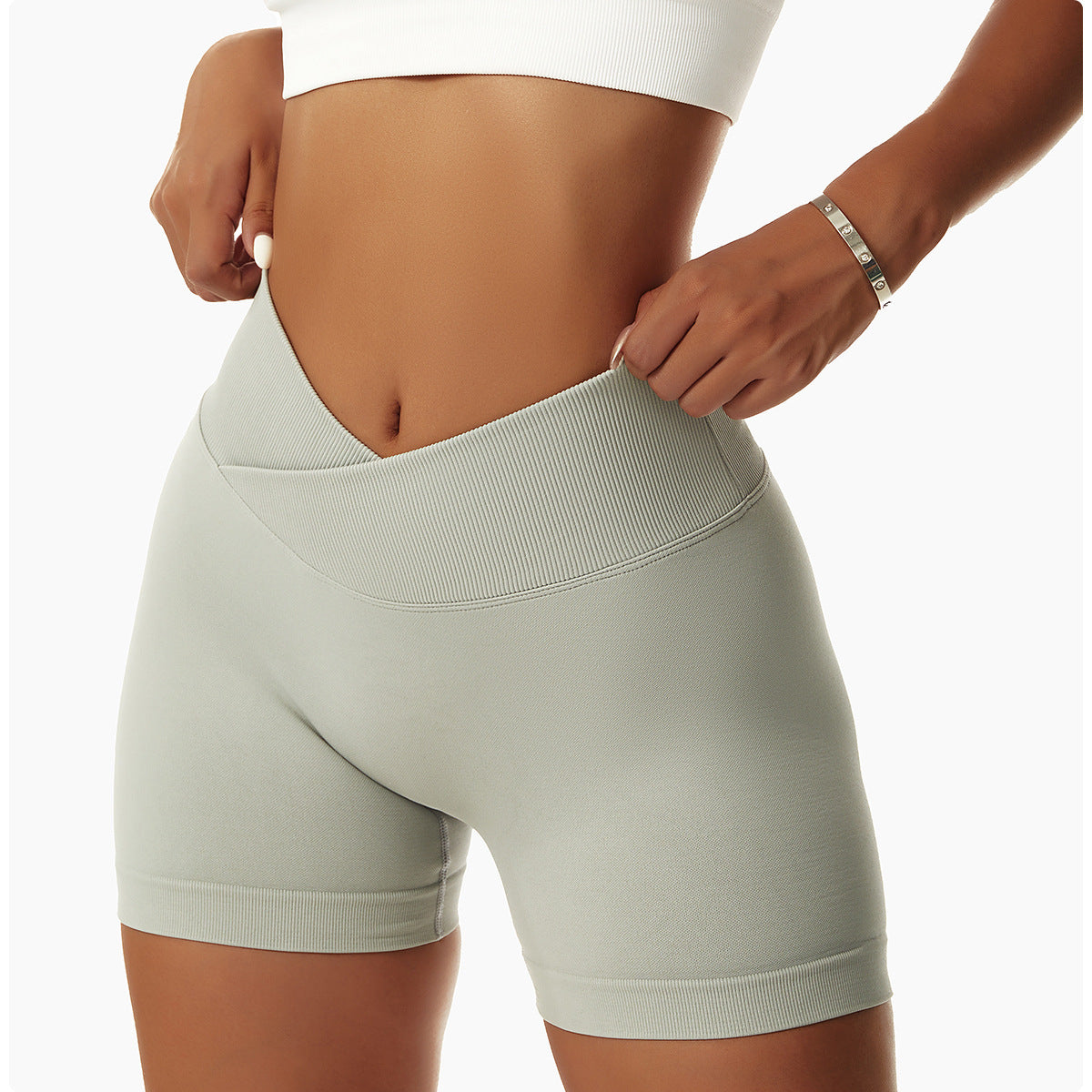 Gym Fitness Shorts Seamless Butt Lift Shorts