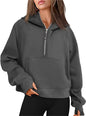 Pullover Half Zip Women's Sweatshirts