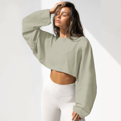 Casual Pullover Sports Yoga Top Wear