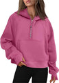 Pullover Half Zip Women's Sweatshirts