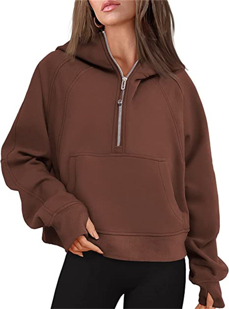 Pullover Half Zip Women's Sweatshirts