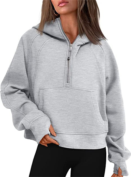 Pullover Half Zip Women's Sweatshirts