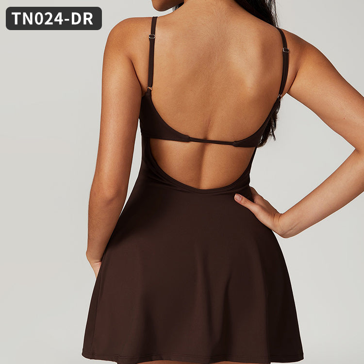 Girls Tennis Skirt Yoga Tennis Dress