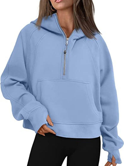 Pullover Half Zip Women's Sweatshirts