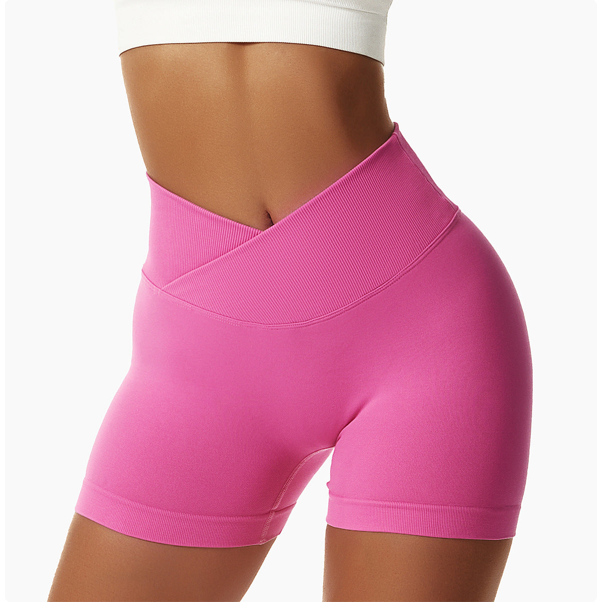 Gym Fitness Shorts Seamless Butt Lift Shorts