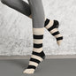 Striped Socks Mid length Pilates Socks
