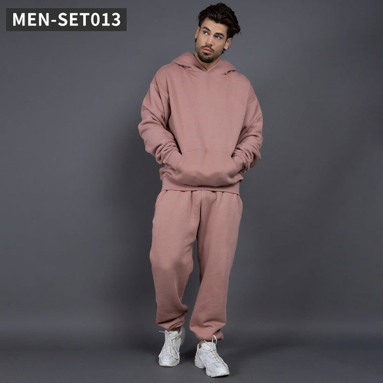 Men Hoodie Fitness Sets
