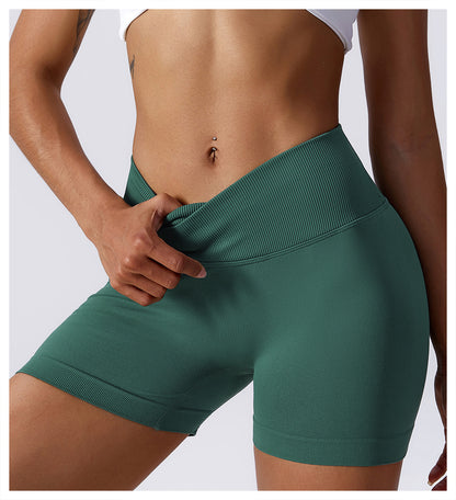 Gym Fitness Shorts Seamless Butt Lift Shorts
