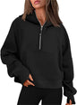 Pullover Half Zip Women's Sweatshirts