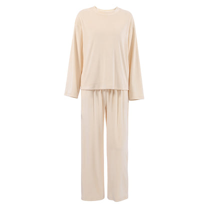 Warm Pajamas Knitting Home Clothes Set