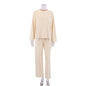 Warm Pajamas Knitting Home Clothes Set