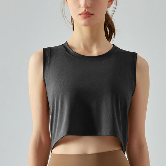 Yoga Wear Women's Top Sleeveless Casual T Shirt