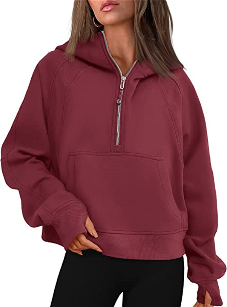 Pullover Half Zip Women's Sweatshirts