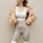 Fitness Women's Coats Fleece Jacket