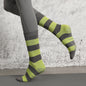 Striped Socks Mid length Pilates Socks
