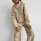 Custom Half Zip Sweatshirts Gym Fitness Sets